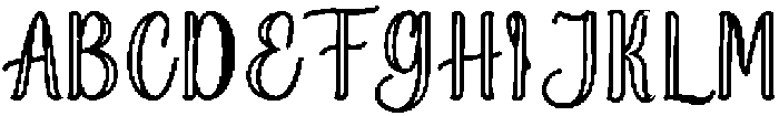 Soulmate Outline Bold 9 Regular otf (700) Font UPPERCASE