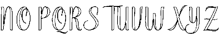 Soulmate Outline Bold Regular otf (700) Font UPPERCASE