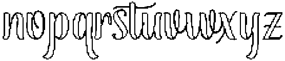 Soulmate Outline Bold Regular otf (700) Font LOWERCASE