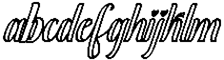 Soulmate Outline Bold Slant 18 Regular otf (700) FONT