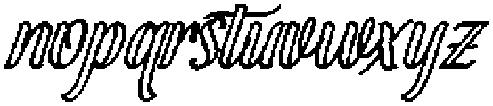 Soulmate Outline Bold Slant 18 Regular otf (700) Font LOWERCASE