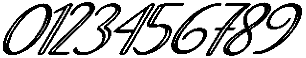 Soulmate Outline Bold Slant 30 Regular otf (700) Font OTHER CHARS