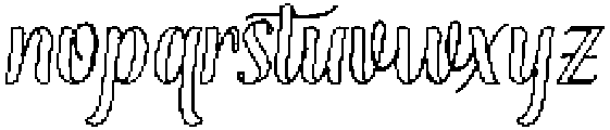 Soulmate Outline Bold Slant Regular otf (700) Font LOWERCASE