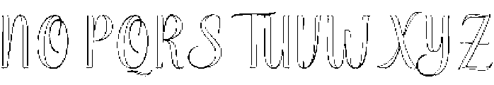 Soulmate Outline Regular otf (400) Font UPPERCASE