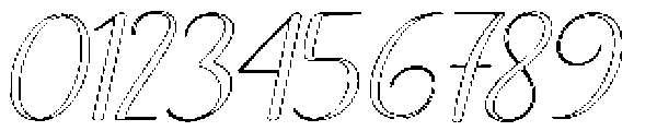 Soulmate Outline Slant 12 Regular otf (400) Font OTHER CHARS