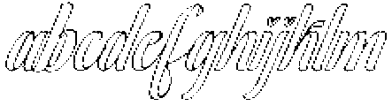 Soulmate Outline Slant 24 Regular otf (400) FONT