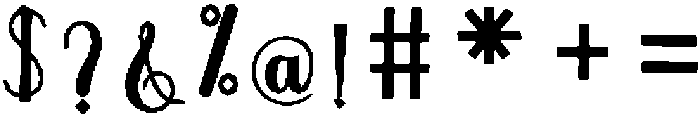 Soulmate Sambo Bold 6 Regular otf (700) Font OTHER CHARS