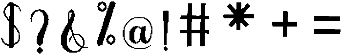 Soulmate Sambo Bold Regular otf (700) Font OTHER CHARS