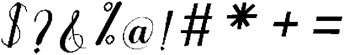 Soulmate Sambo Slant 12 Regular otf (400) Font OTHER CHARS