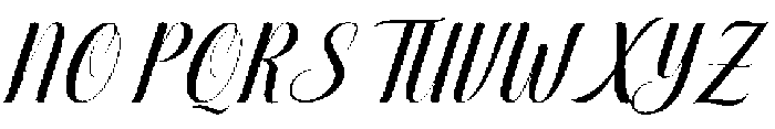 Soulmate Slant 18 Regular otf (400) Font UPPERCASE