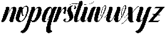 Soulmate Slant 18 Regular otf (400) Font LOWERCASE