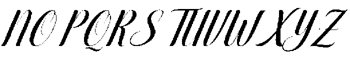 Soulmate Slant 24 Regular otf (400) Font UPPERCASE