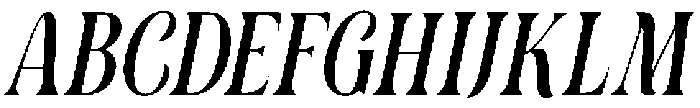 Soulmate Vesque Italic otf (400) Font UPPERCASE