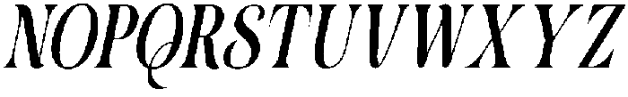 Soulmate Vesque Italic otf (400) Font UPPERCASE