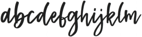 Soulshine Regular otf (400) Font LOWERCASE