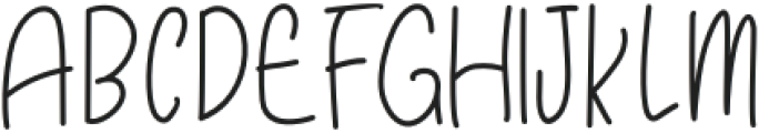 Soultra Regular otf (400) Font UPPERCASE