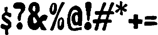 Sour Brunch Regular otf (400) Font OTHER CHARS