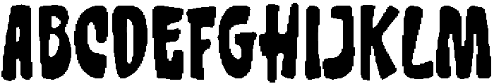 Sour Brunch Regular otf (400) Font UPPERCASE