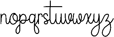 Sourdough otf (400) Font LOWERCASE