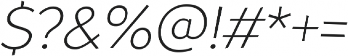 Souses Light Italic ttf (300) Font OTHER CHARS