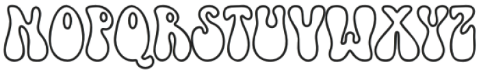 South Heart Outline otf (400) Font UPPERCASE