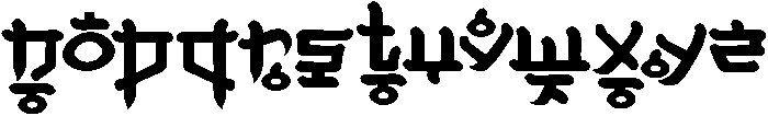 South Korea otf (400) Font LOWERCASE