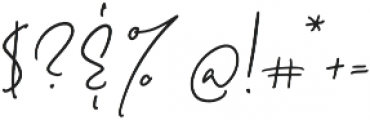 South Wind Script 1 no ligatures otf (400) Font OTHER CHARS