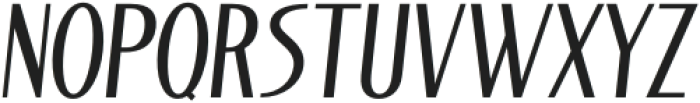 Southend County Slanted otf (400) Font UPPERCASE