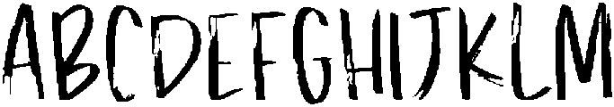 Southern Regular otf (400) Font UPPERCASE
