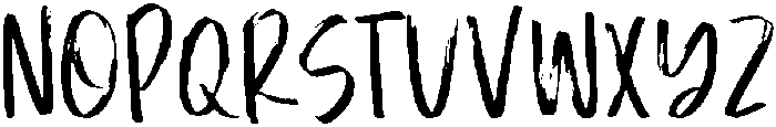Southern Regular otf (400) Font LOWERCASE