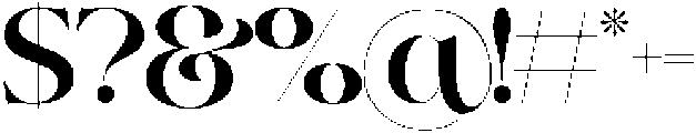 Sovira otf (400) Font OTHER CHARS