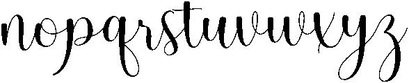 sofia otf (400) Font LOWERCASE