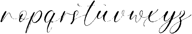 soulmate otf (400) Font LOWERCASE