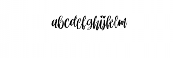 Somelove Slant.ttf Font LOWERCASE