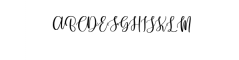 Somelove.otf Font UPPERCASE