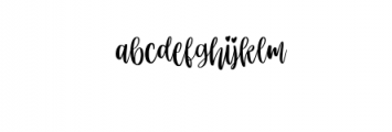 Somelove.otf Font LOWERCASE