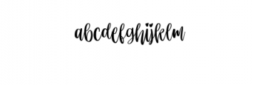 Somelove.ttf Font LOWERCASE