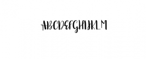 Sonya Font UPPERCASE