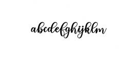 someday bold.ttf Font LOWERCASE