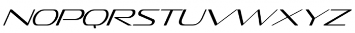 Sofachrome ExtraLight Italic Font LOWERCASE