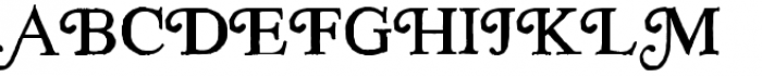 SoftTimes Roman Font UPPERCASE