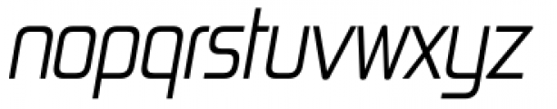 Sol Pro Condensed Italic Font LOWERCASE