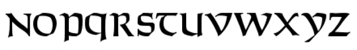 Solemnity Font LOWERCASE