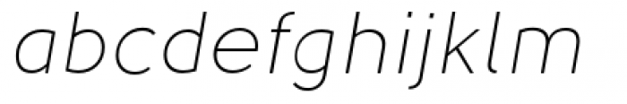Solomon Sans Light Italic Font LOWERCASE