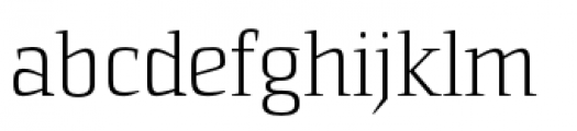 Sommet Serif Light Font LOWERCASE