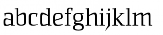 Sommet Serif Regular Font LOWERCASE
