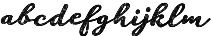 Sophima Halftone Regular Font LOWERCASE