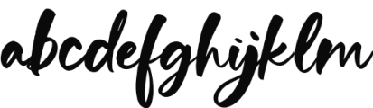 Soulshine Script Font LOWERCASE