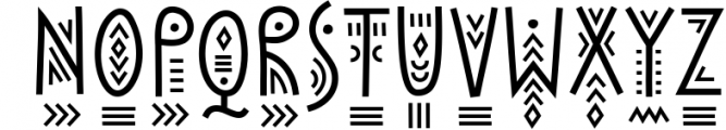 Solaris - Tribal Font Family 2 Font LOWERCASE