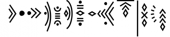 Solaris - Tribal Font Family Font UPPERCASE